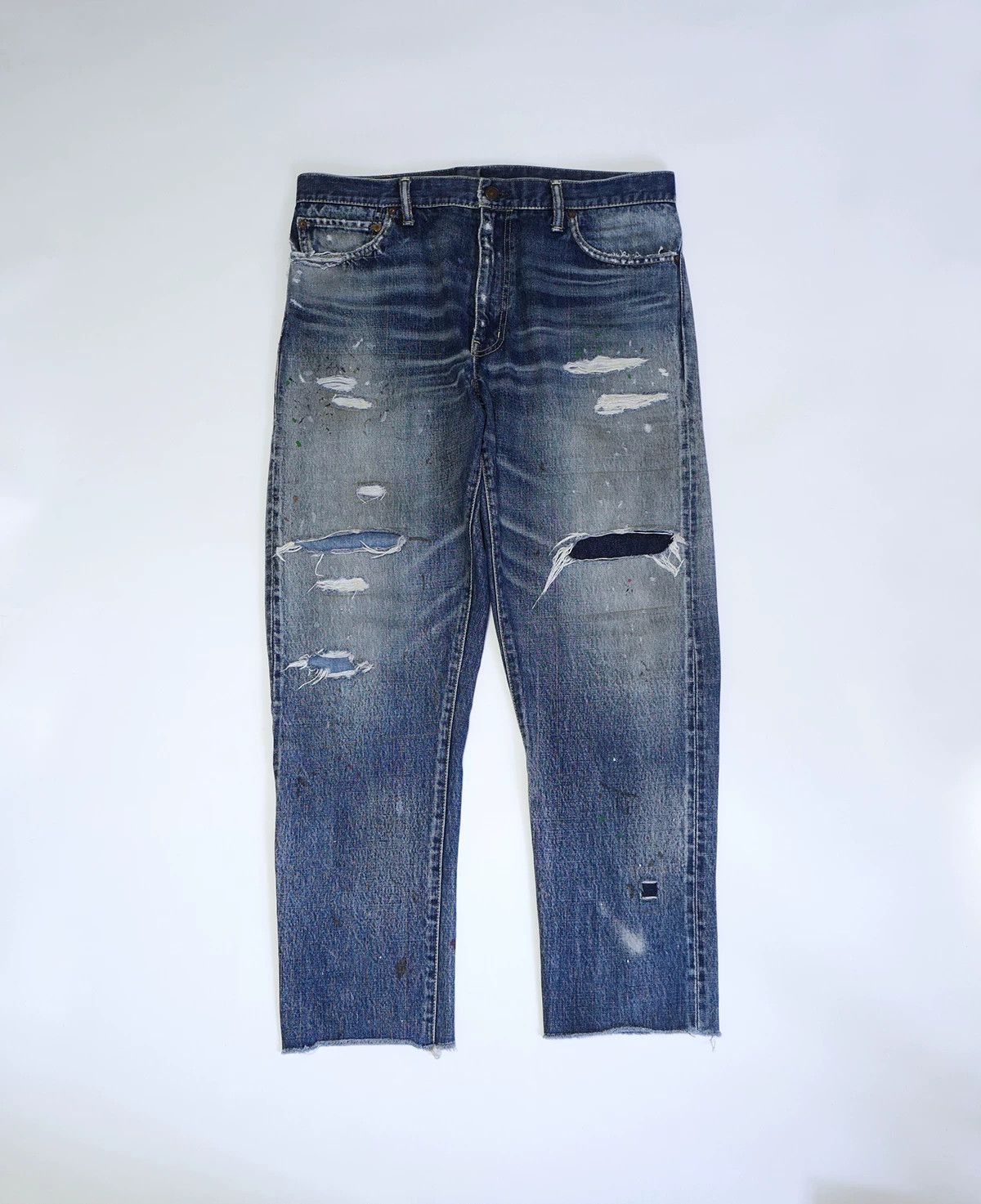 VISVIM JOURNEYMAN PANTS TACKED CRASH