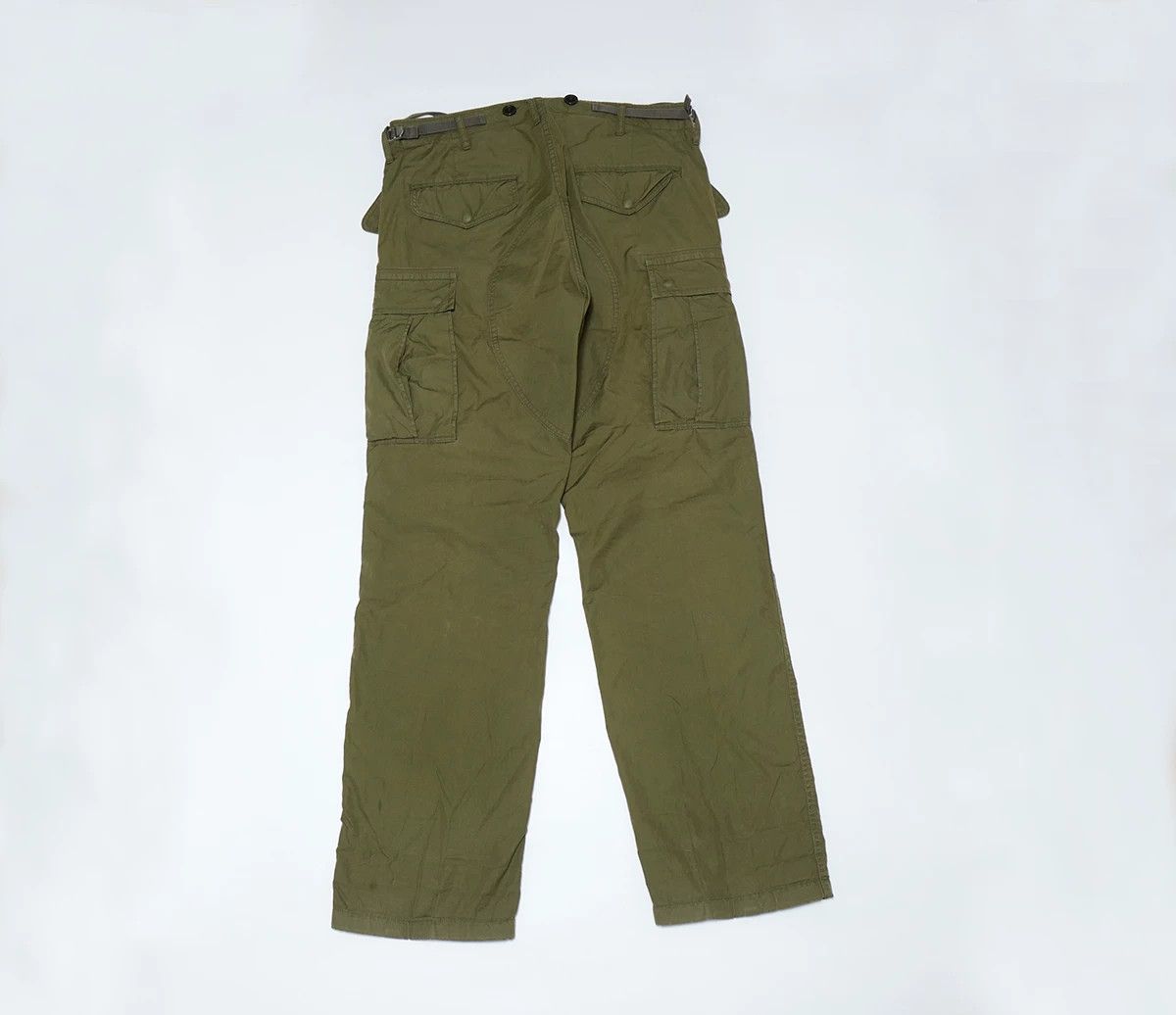 パンツ VISVIM EIGER SANCTION PANTS OLIVE VISVIM Green Jumbo Eiger Sanction Cargo Pants, $993 | SSENSE