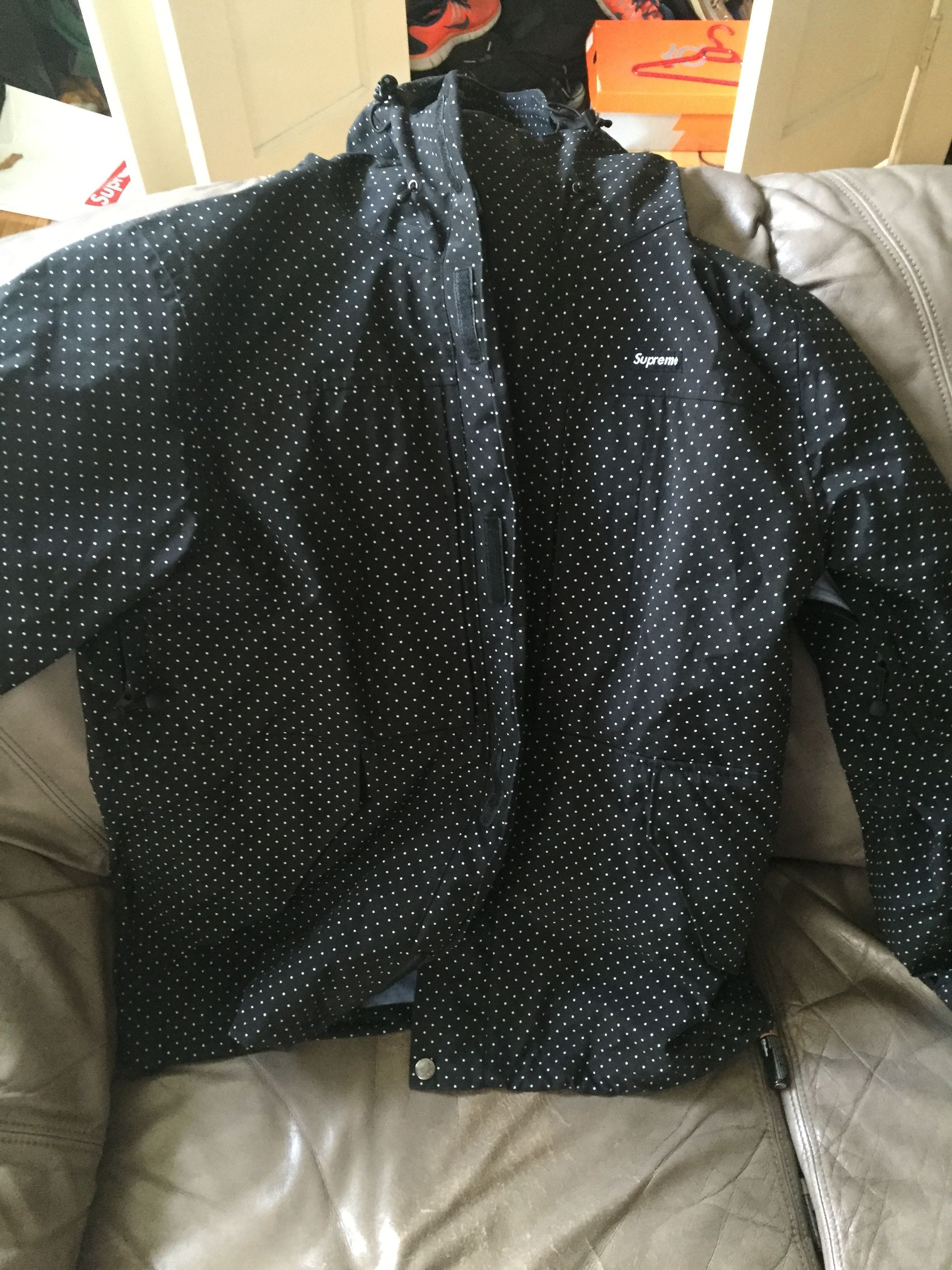 Supreme Supreme pin dot shell jacket | Grailed