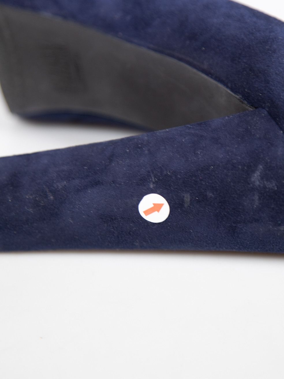 Stuart Weitzman Navy Suede Platform Pumps Size US 8 / IT 38 - 11 Thumbnail