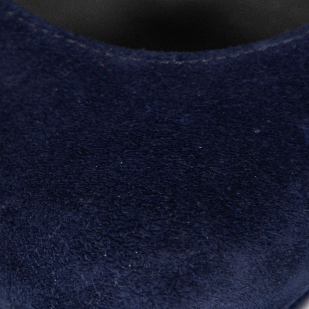 Stuart Weitzman Navy Suede Platform Pumps Size US 8 / IT 38 - 5 Thumbnail