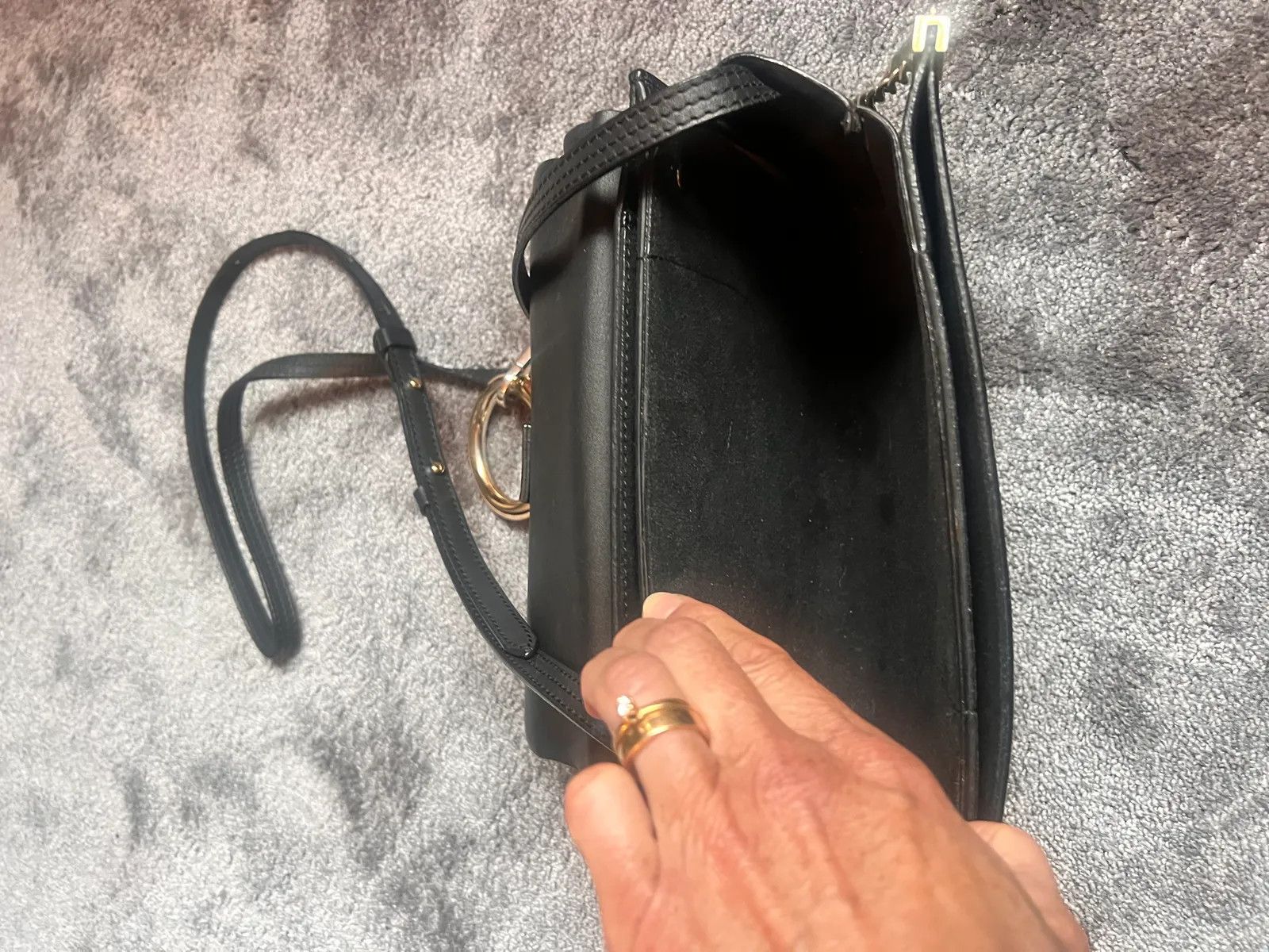 Chloe Chloe CHLOE Faye Leather Crossbody Bag Crossbody Bag Size ONE SIZE - 4 Thumbnail