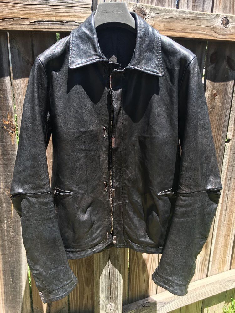 Carol Christian Poell NWT CCP SCARSTITCH LEATHER JACKET