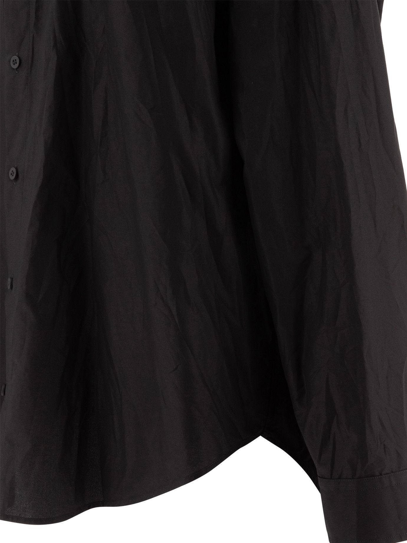 【関税＆送料込み】Balenciaga Suspended Shirt Effect Dress Suspended cotton shirt dress in black - Balenciaga | Mytheresa