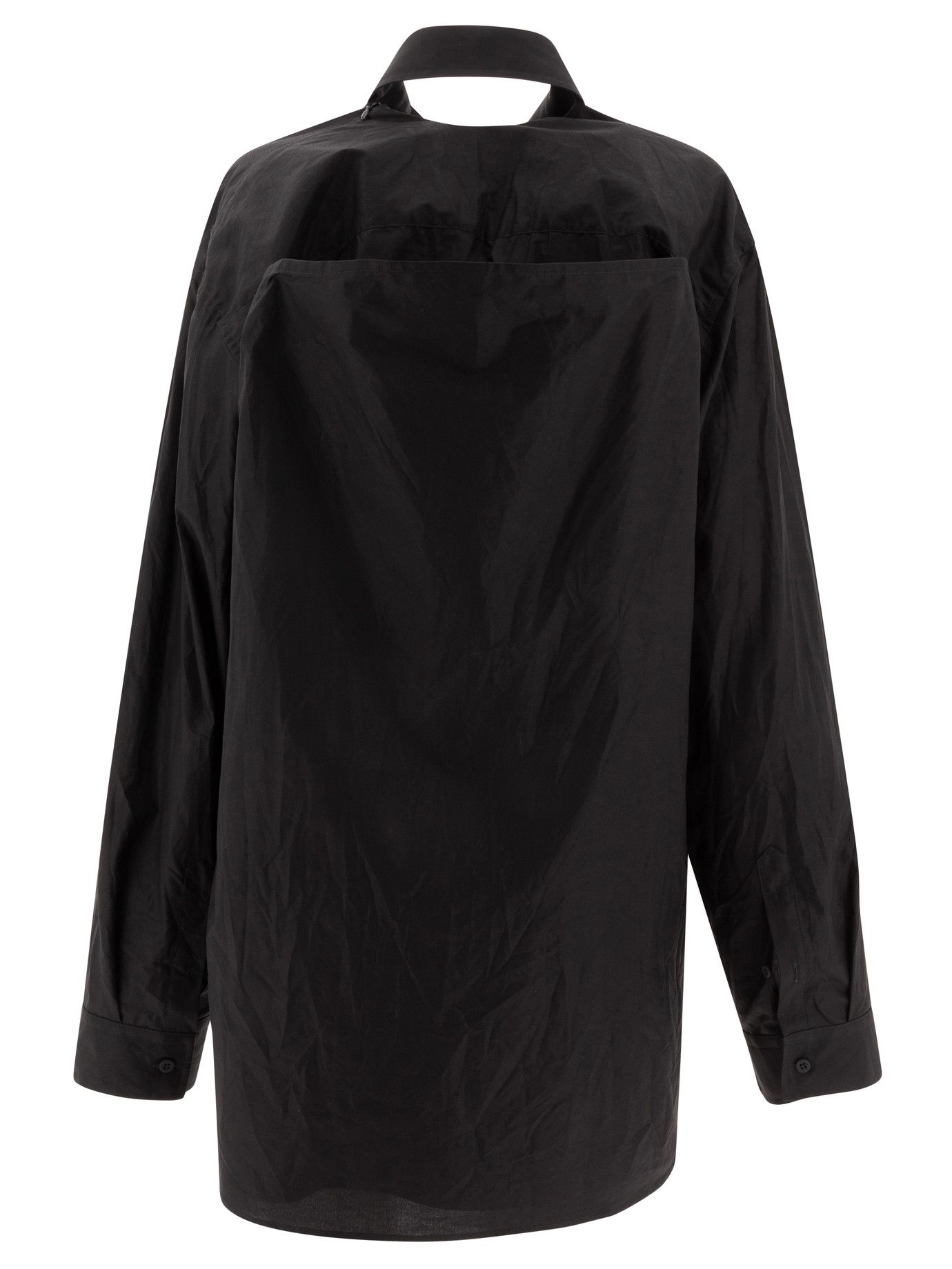 【関税＆送料込み】Balenciaga Suspended Shirt Effect Dress Balenciaga Suspended shirt-effect dress Black