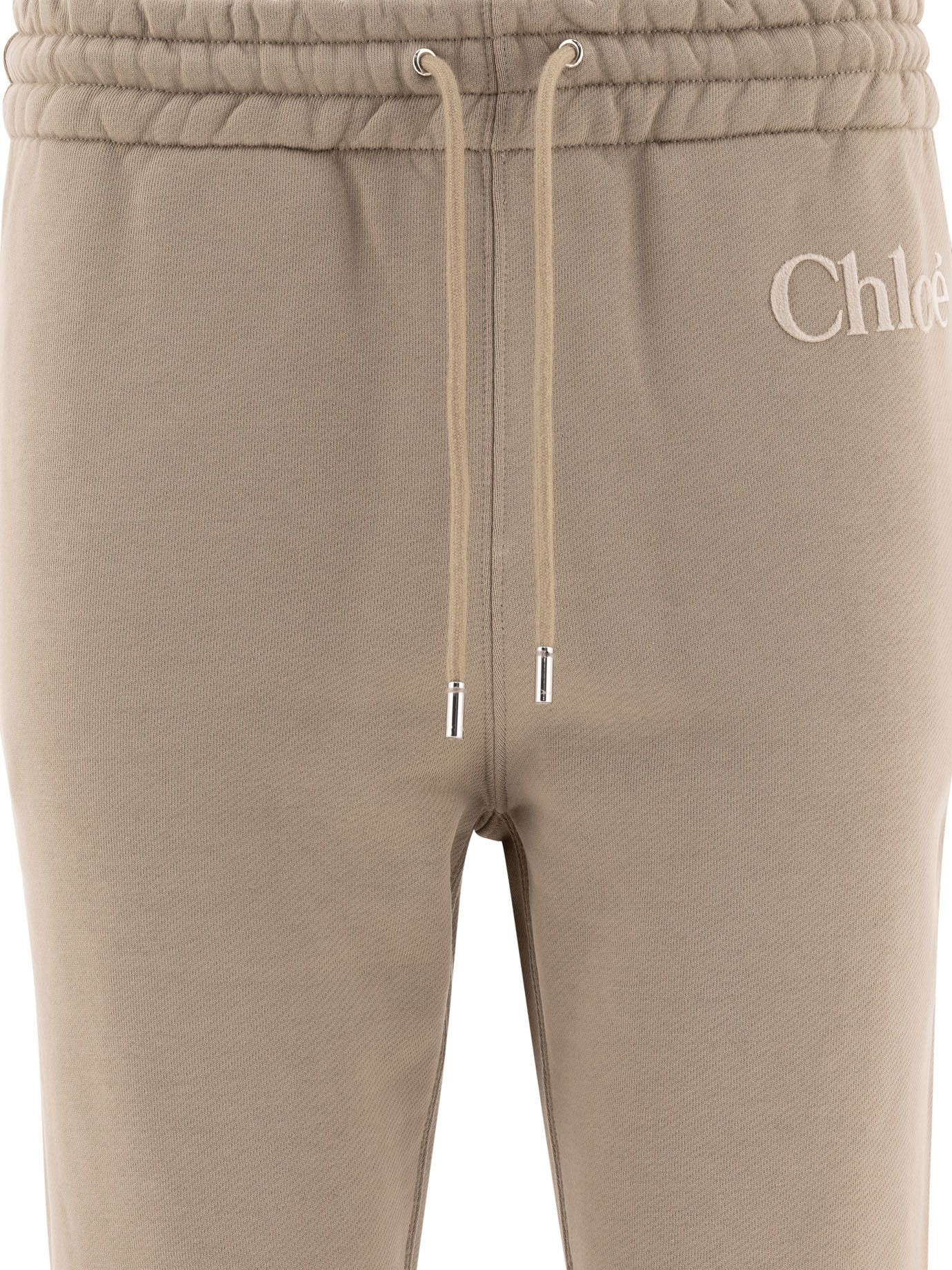 Chloe Cotton Fleece Joggers Size 34" / US 12 / IT 48 - 3 Thumbnail