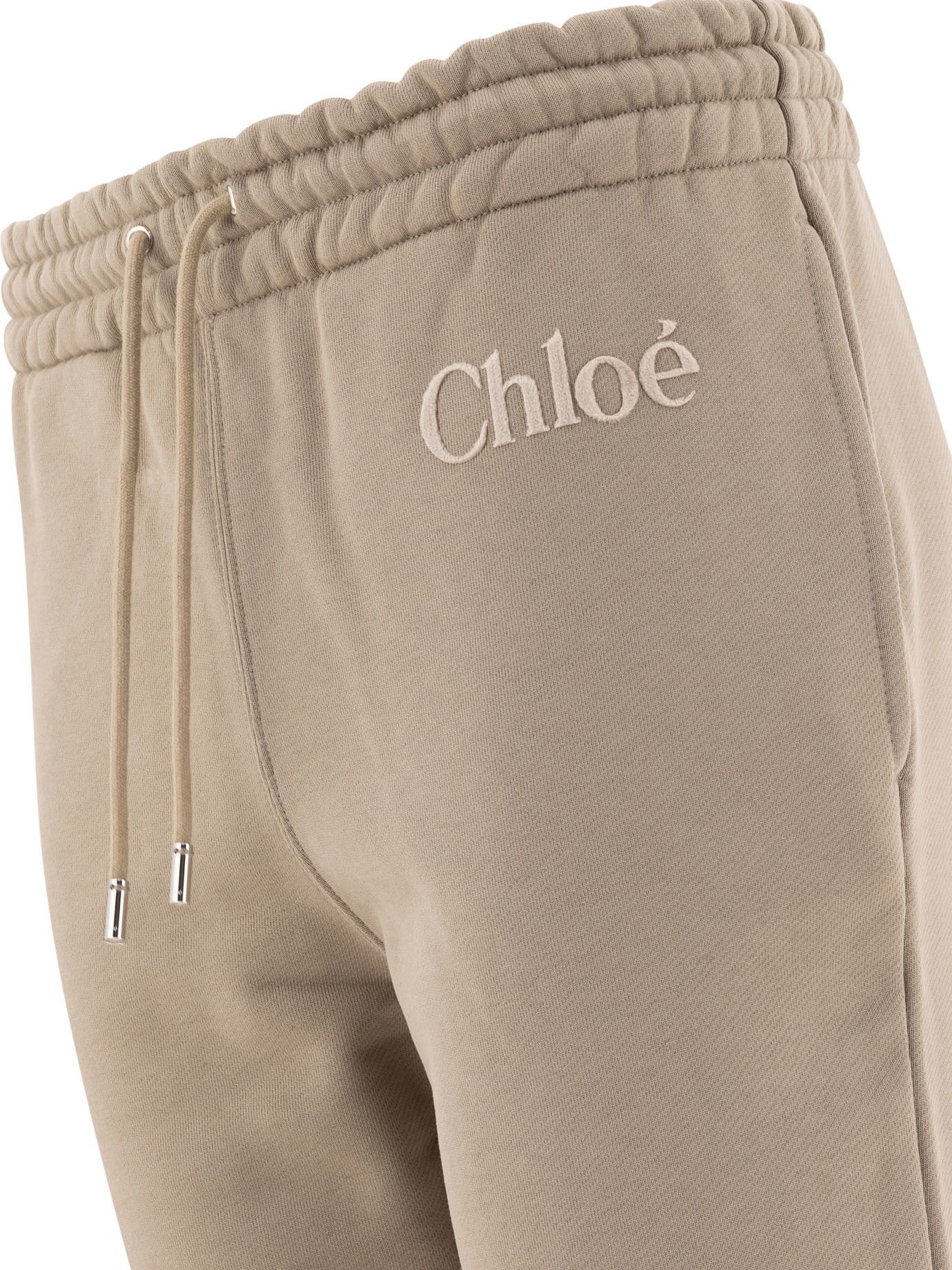 Chloe Cotton Fleece Joggers Size 34" / US 12 / IT 48 - 4 Thumbnail