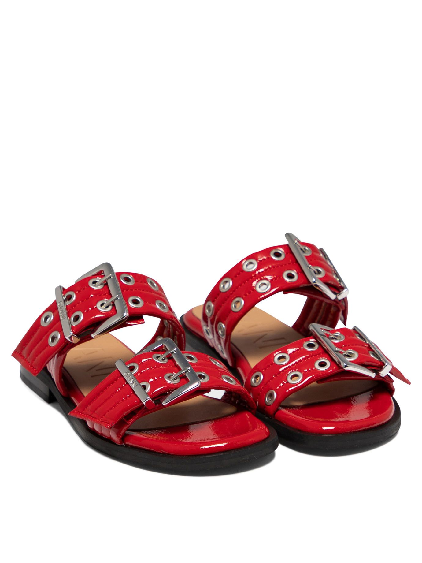 Ganni Buckle Two-Strap Sandals Size US 6 / IT 36 - 2 Thumbnail