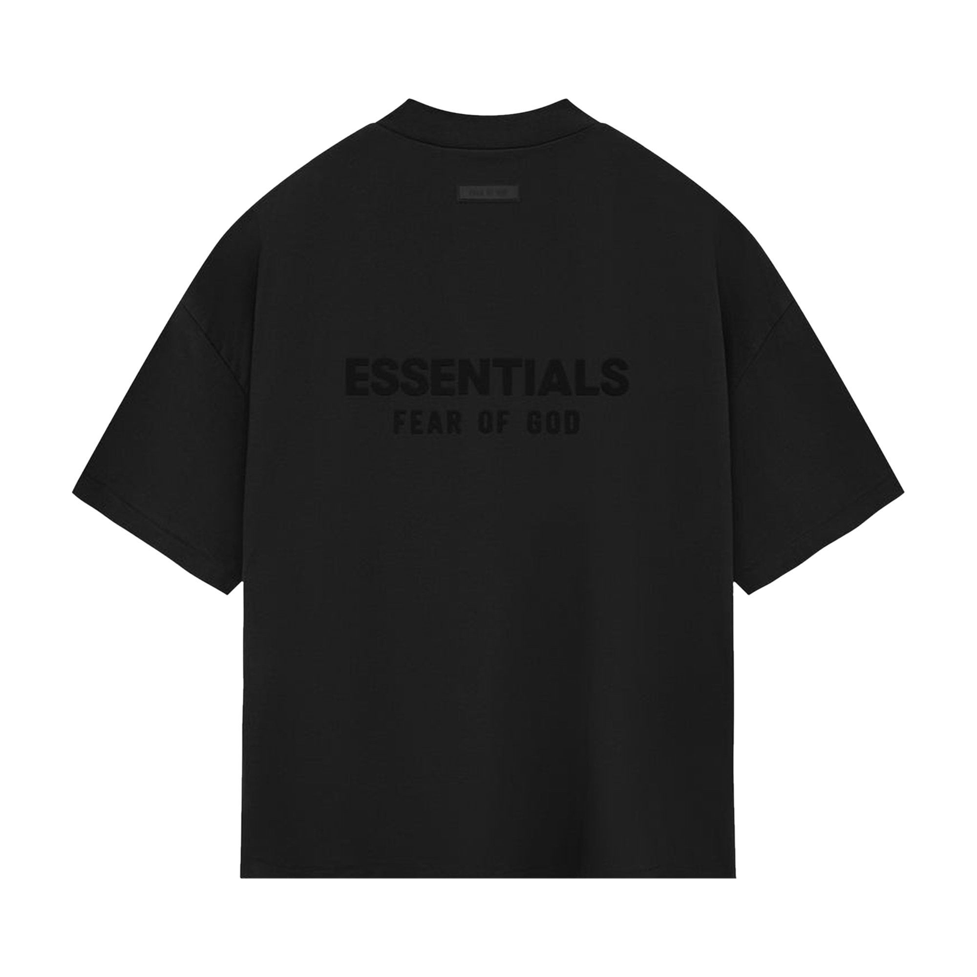 Essentials × Fear of God Fear of God Essentials V Neck T-Shirt 'Jet Black' Size US L / EU 52-54 / 3 - 2 Thumbnail