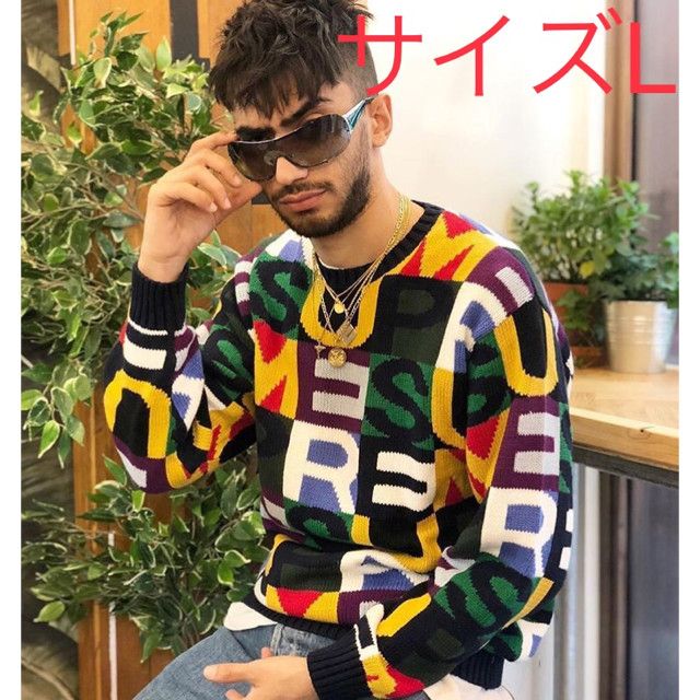 Supreme Big Letters Sweater | Grailed