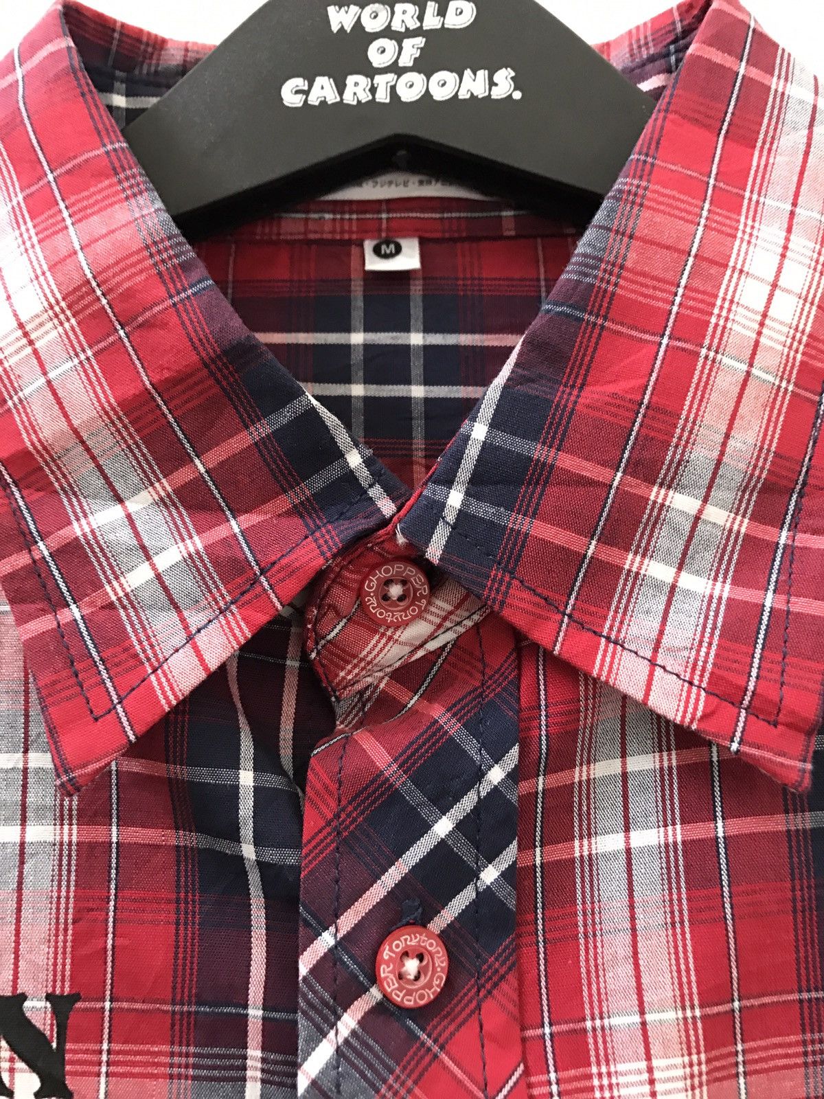 Japanese Brand × One Piece Japanese Top Anime One Piece Tony Chopper Plaids Checks Size US S / EU 44-46 / 1 - 4 Thumbnail