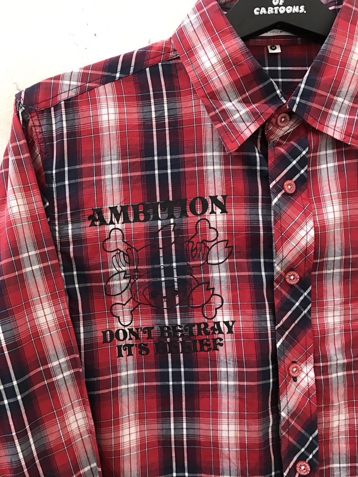 Japanese Brand × One Piece Japanese Top Anime One Piece Tony Chopper Plaids Checks Size US S / EU 44-46 / 1 - 2 Thumbnail