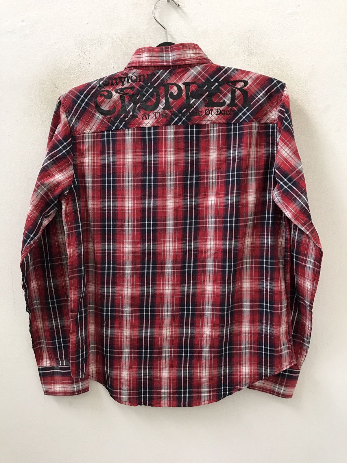 Japanese Brand × One Piece Japanese Top Anime One Piece Tony Chopper Plaids Checks Size US S / EU 44-46 / 1 - 6 Thumbnail