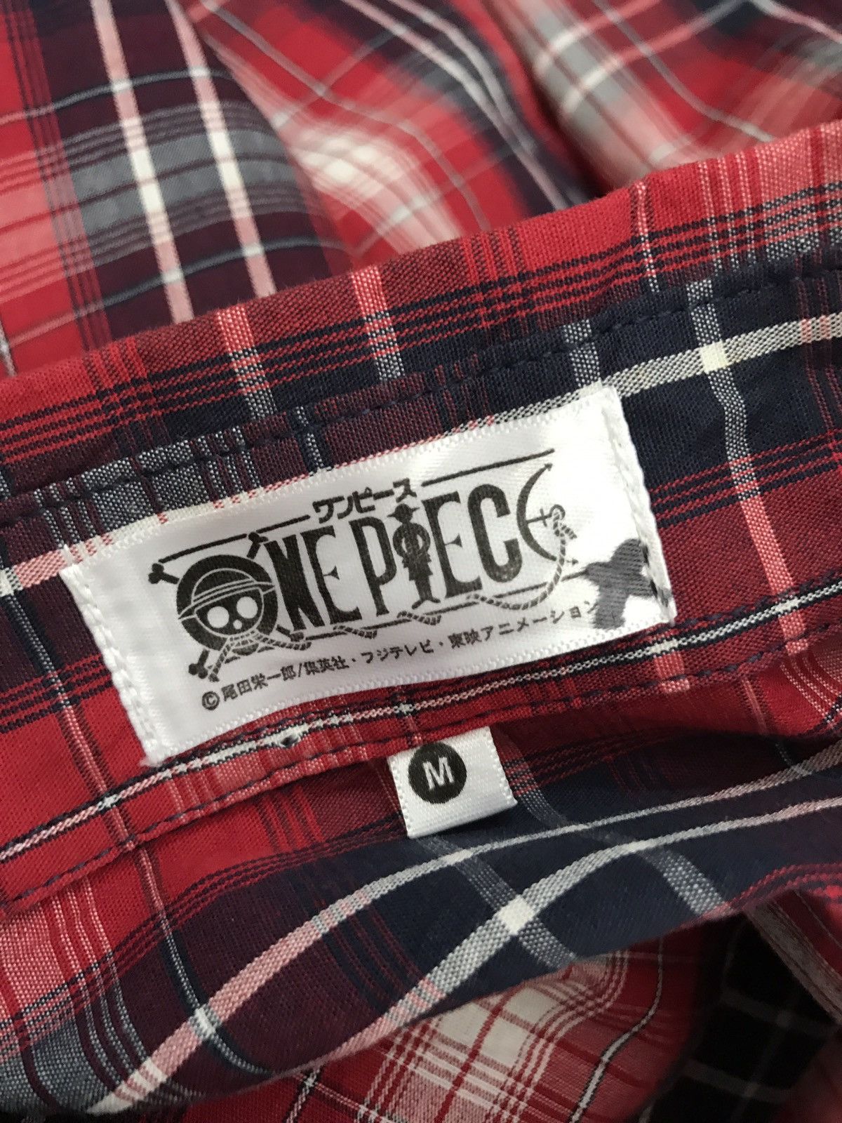 Japanese Brand × One Piece Japanese Top Anime One Piece Tony Chopper Plaids Checks Size US S / EU 44-46 / 1 - 8 Thumbnail
