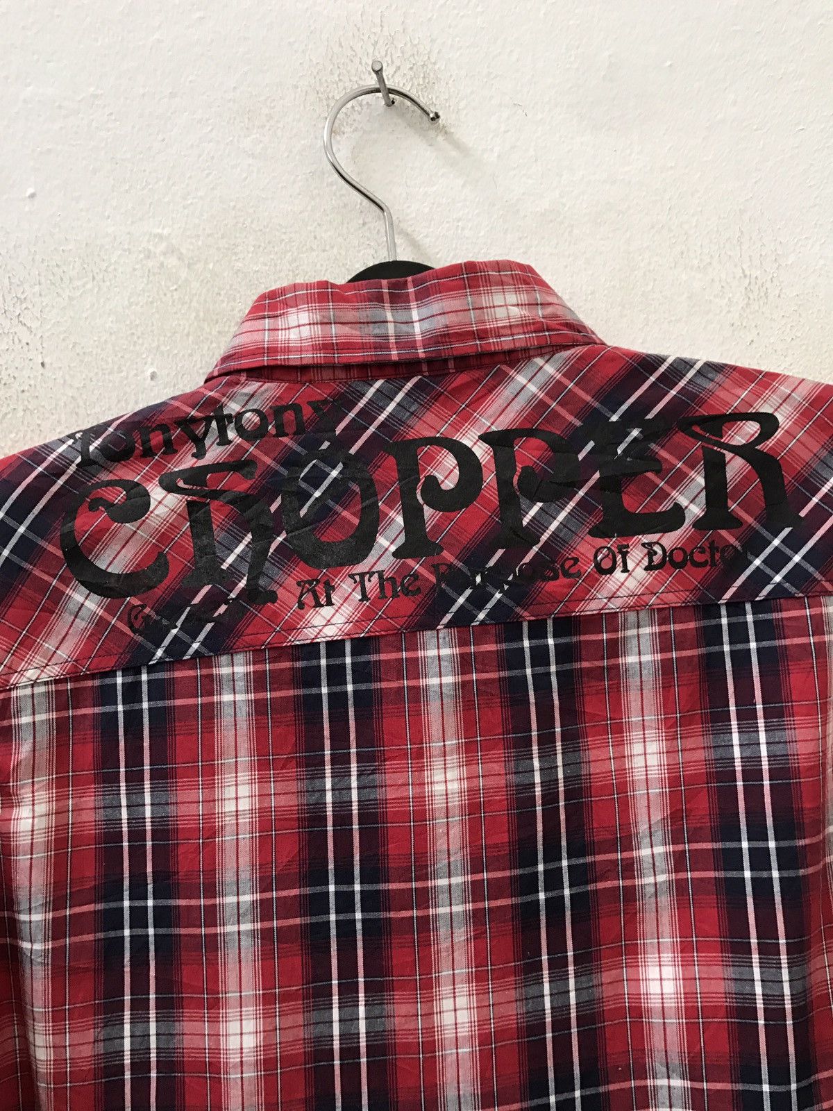 Japanese Brand × One Piece Japanese Top Anime One Piece Tony Chopper Plaids Checks Size US S / EU 44-46 / 1 - 7 Thumbnail