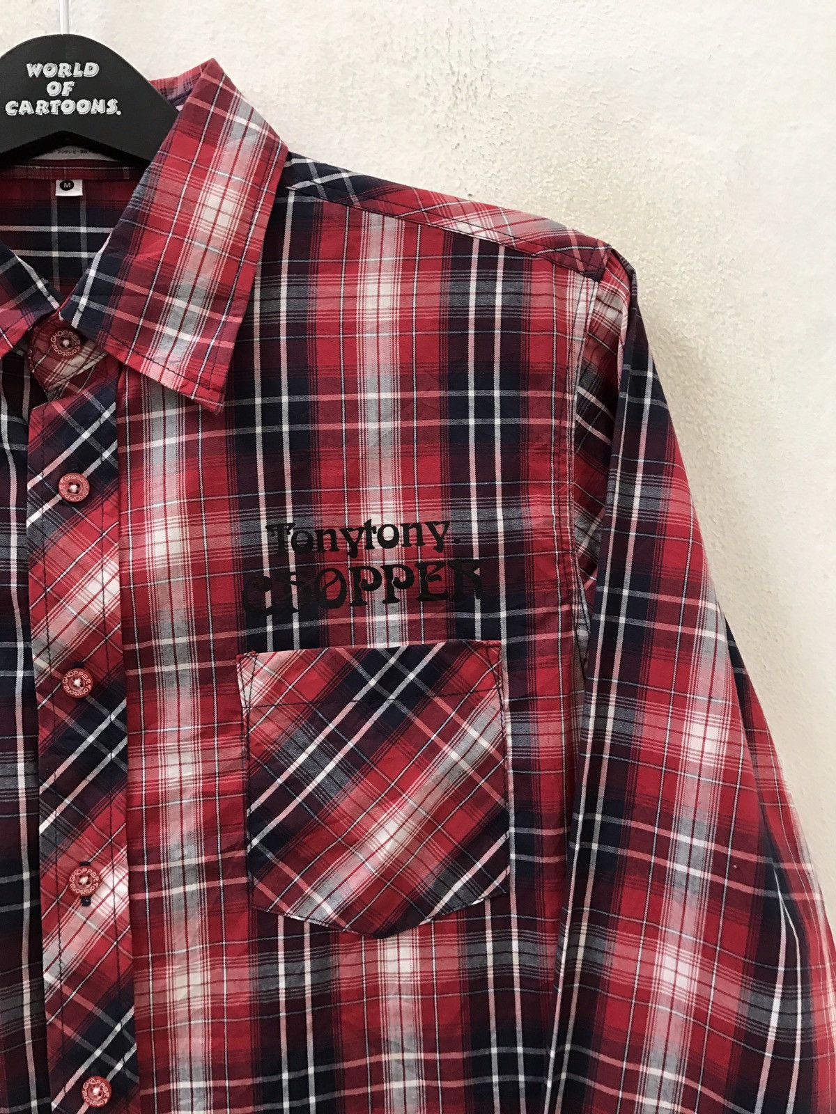 Japanese Brand × One Piece Japanese Top Anime One Piece Tony Chopper Plaids Checks Size US S / EU 44-46 / 1 - 3 Thumbnail