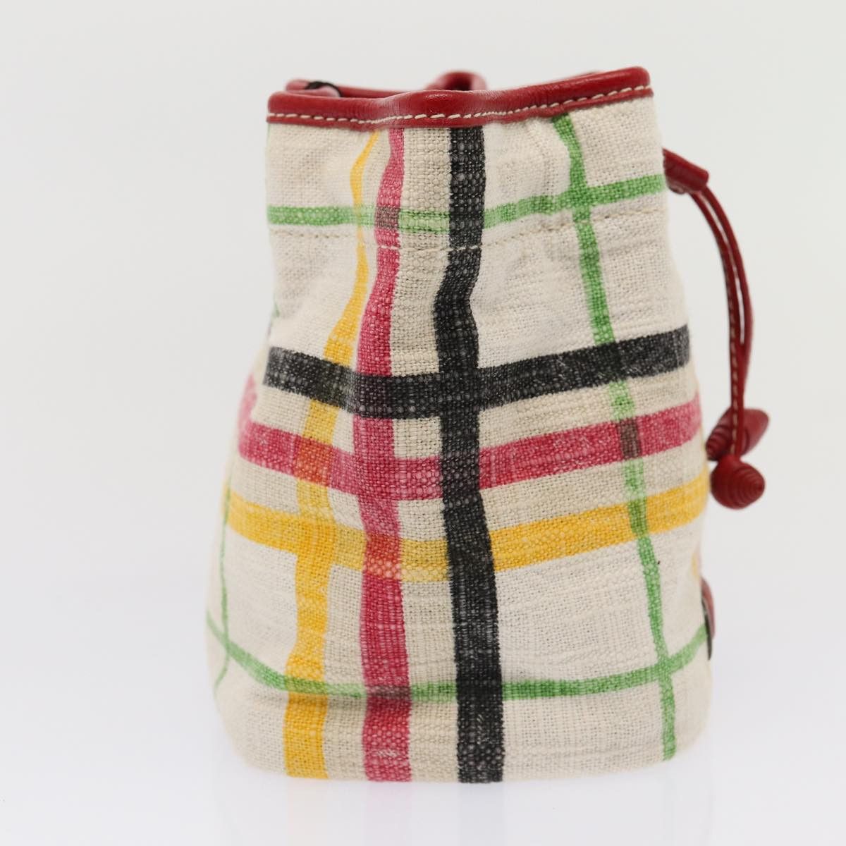 Burberry White Canvas Clutch Bag (Pre-Owned) Size ONE SIZE - 11 Thumbnail