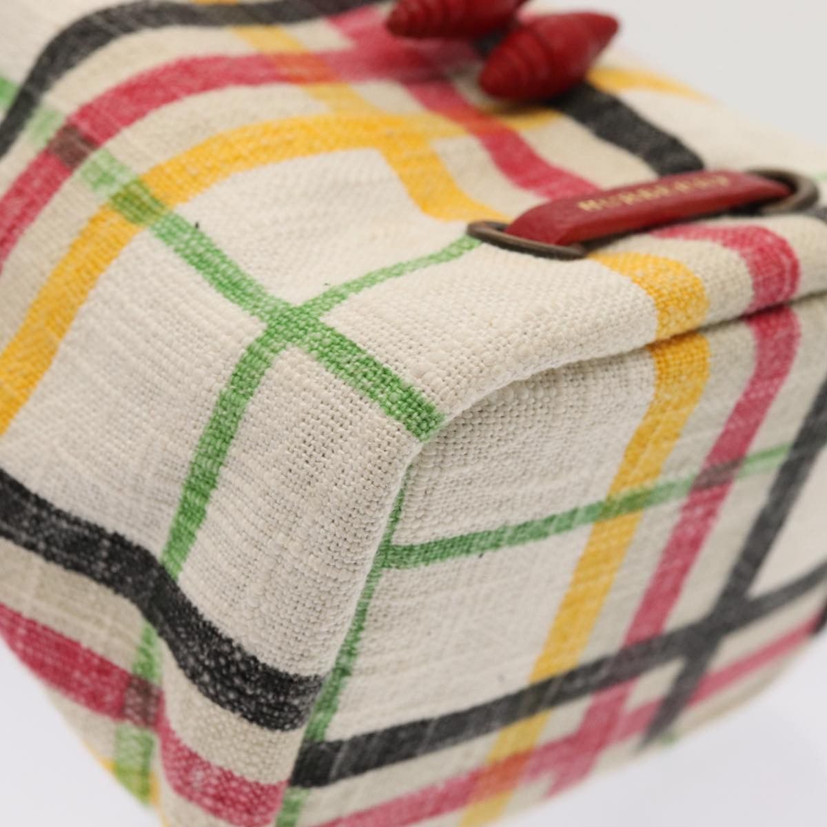 Burberry White Canvas Clutch Bag (Pre-Owned) Size ONE SIZE - 13 Thumbnail