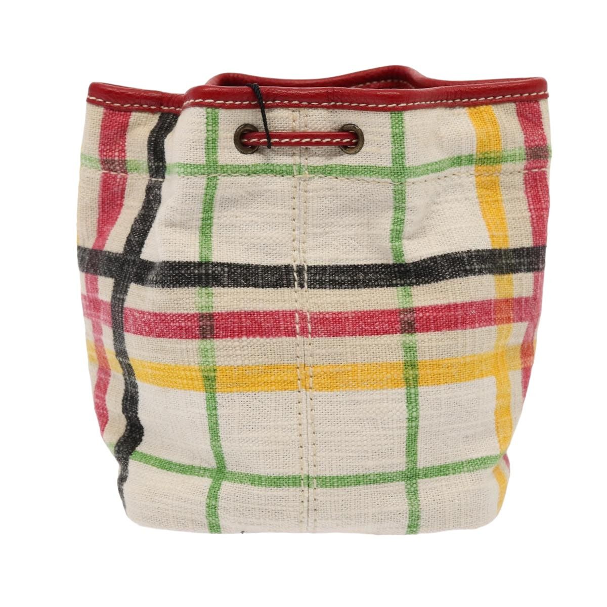 Burberry White Canvas Clutch Bag (Pre-Owned) Size ONE SIZE - 2 Thumbnail