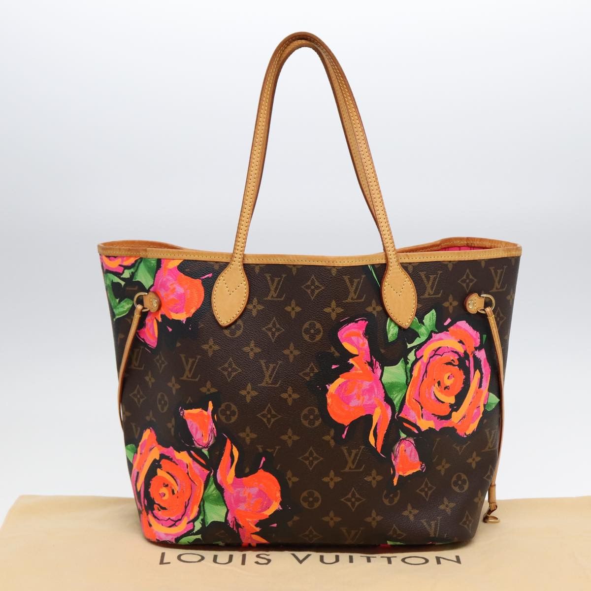 Louis Vuitton Neverfull Brown Canvas Tote Bag (Pre-Owned) Size ONE SIZE - 8 Thumbnail