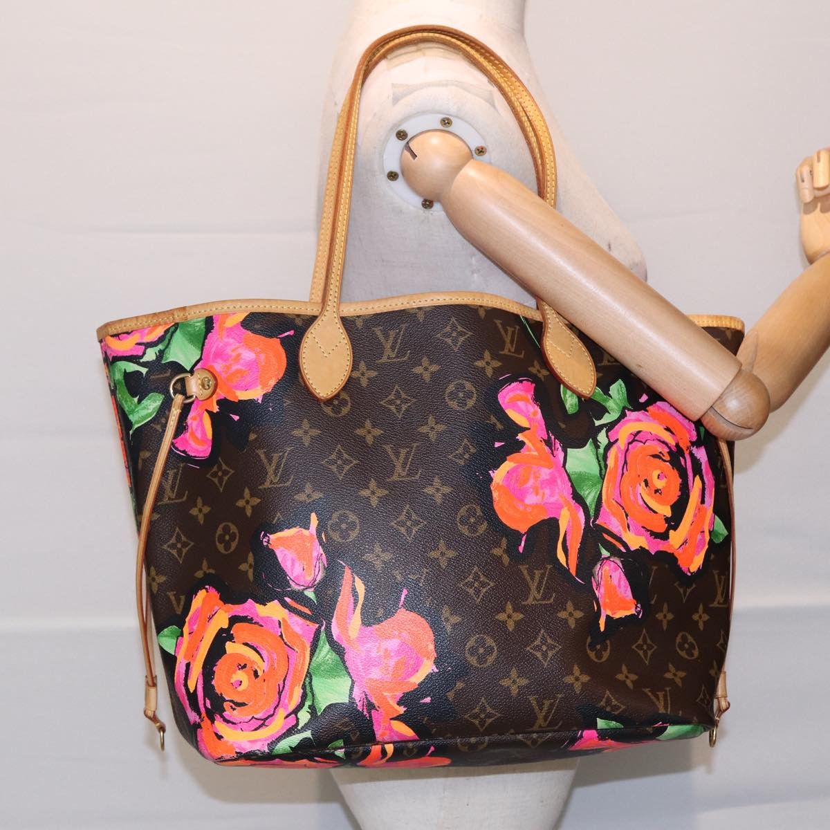 Louis Vuitton Neverfull Brown Canvas Tote Bag (Pre-Owned) Size ONE SIZE - 7 Thumbnail