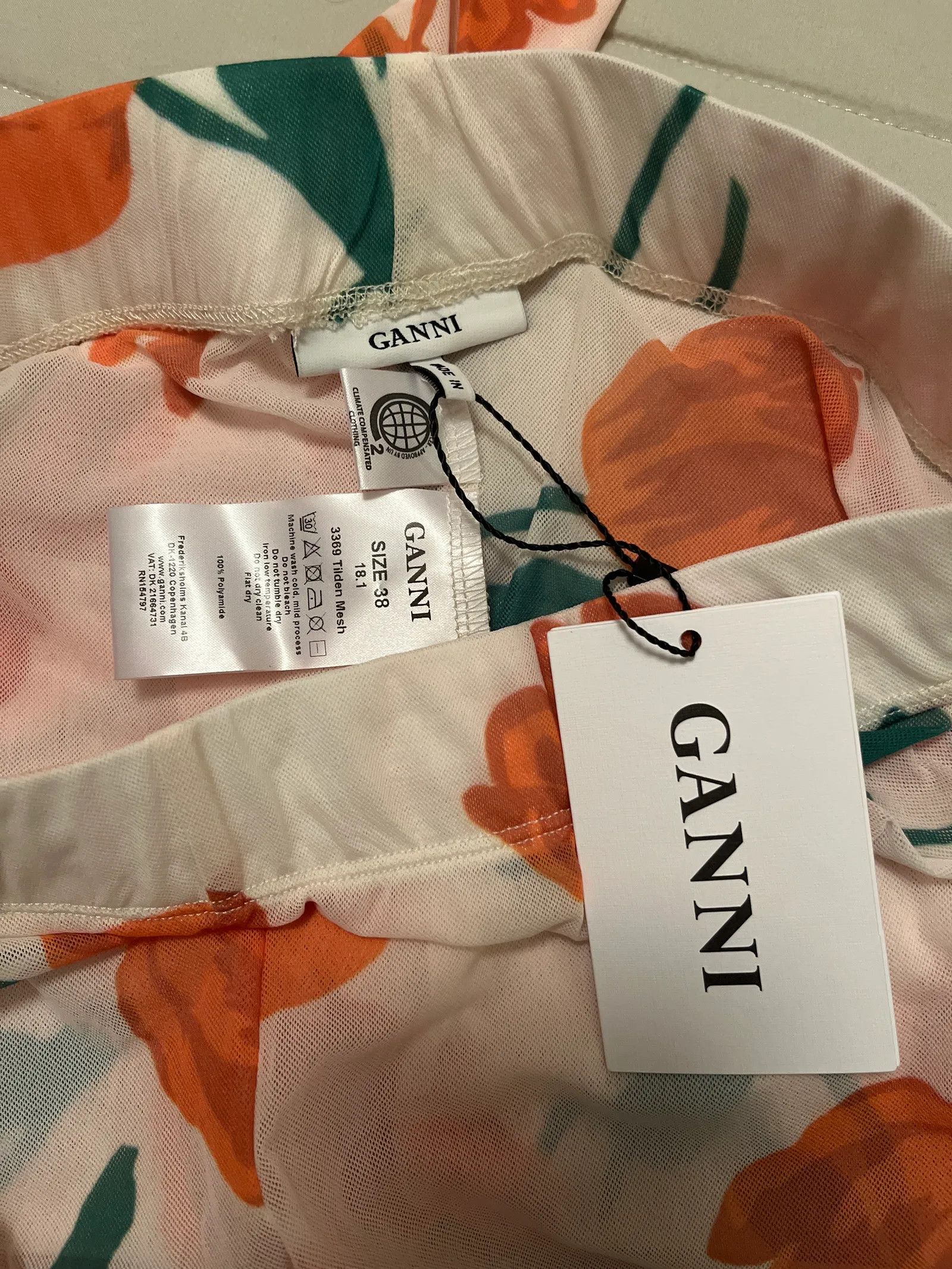 Ganni Ganni Tilden Mesh Tights Size 27" / US 4 / IT 40 - 3 Thumbnail