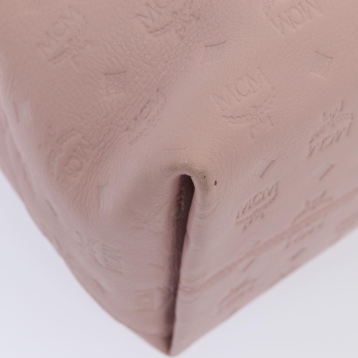 MCM Visetos Pink Leather Shoulder Bag (Pre-Owned) Size ONE SIZE - 18 Thumbnail