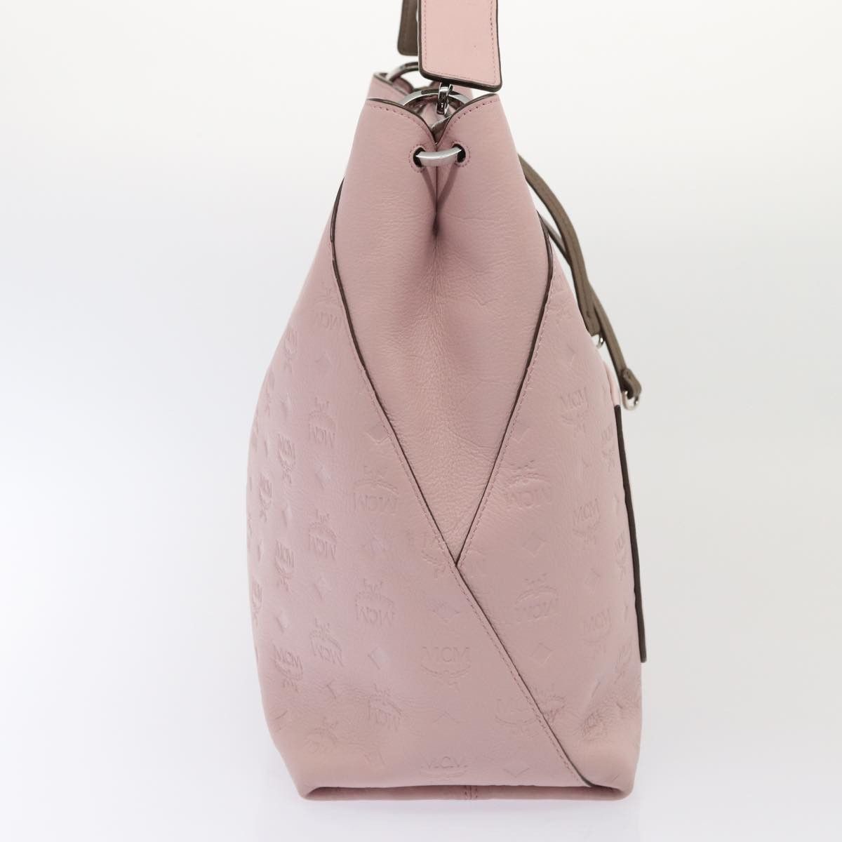 MCM Visetos Pink Leather Shoulder Bag (Pre-Owned) Size ONE SIZE - 11 Thumbnail