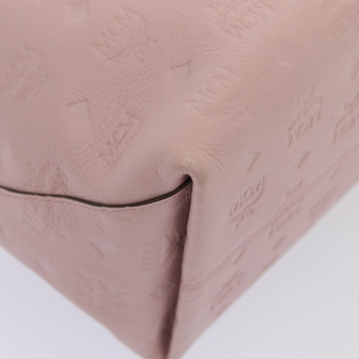 MCM Visetos Pink Leather Shoulder Bag (Pre-Owned) Size ONE SIZE - 16 Thumbnail
