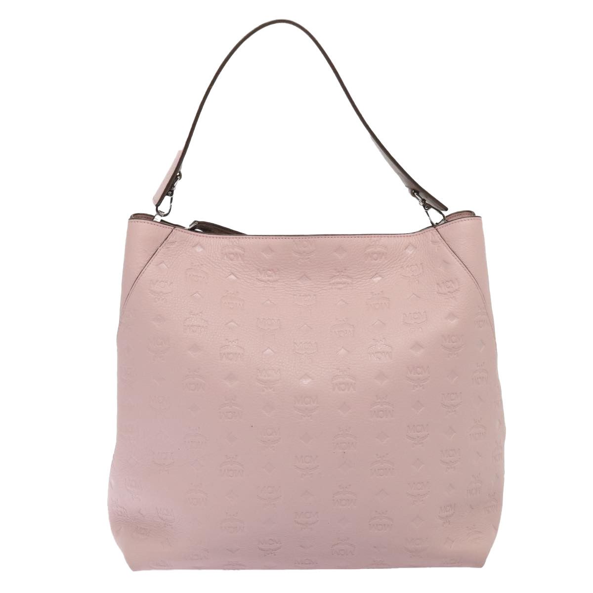 MCM Visetos Pink Leather Shoulder Bag (Pre-Owned) Size ONE SIZE - 2 Thumbnail