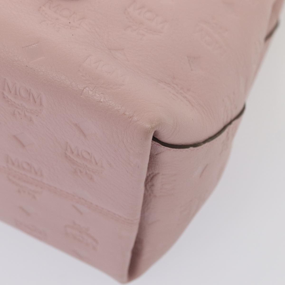 MCM Visetos Pink Leather Shoulder Bag (Pre-Owned) Size ONE SIZE - 9 Thumbnail