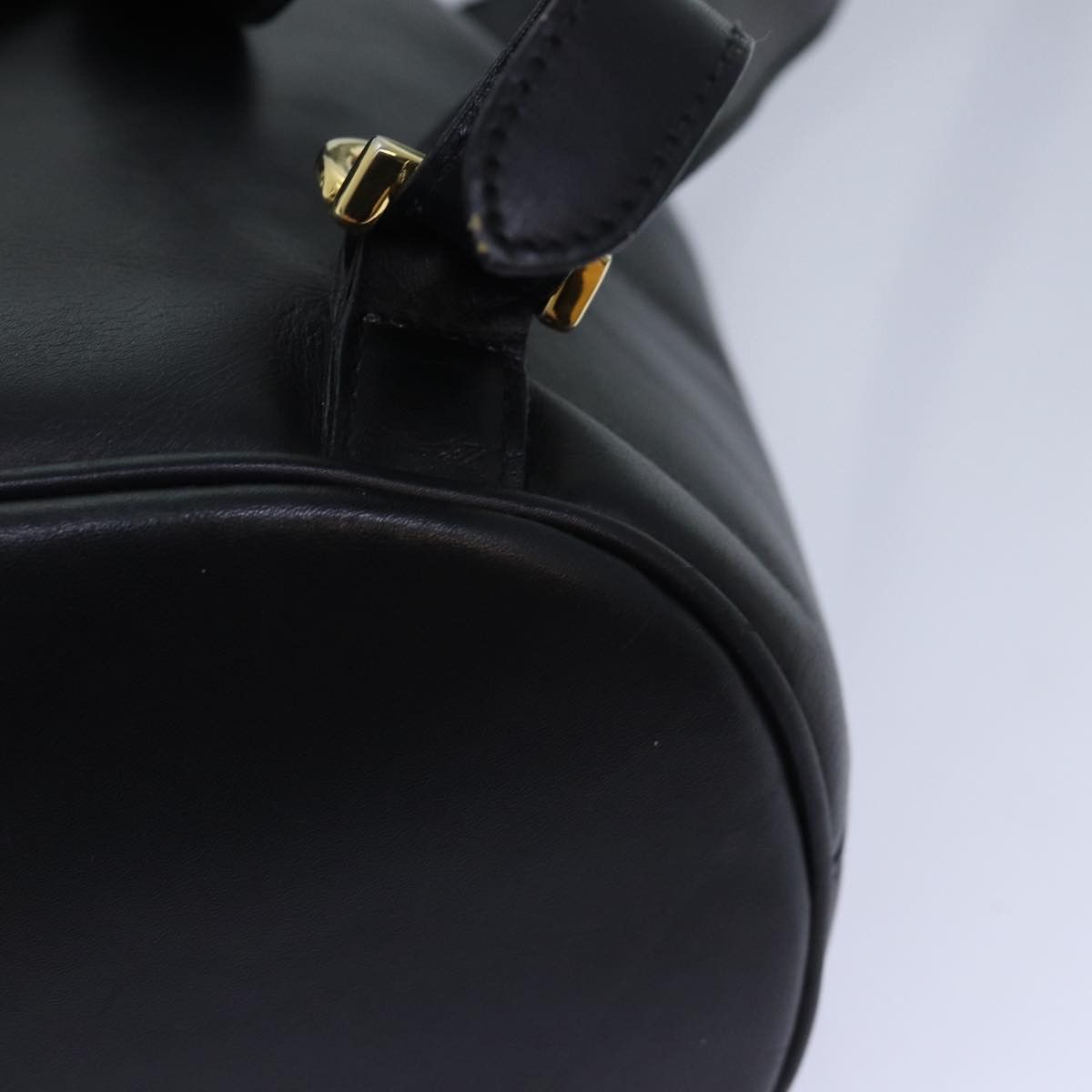 Salvatore Ferragamo Gancini Black Leather Backpack Bag (Pre-Owned) Size ONE SIZE - 15 Thumbnail