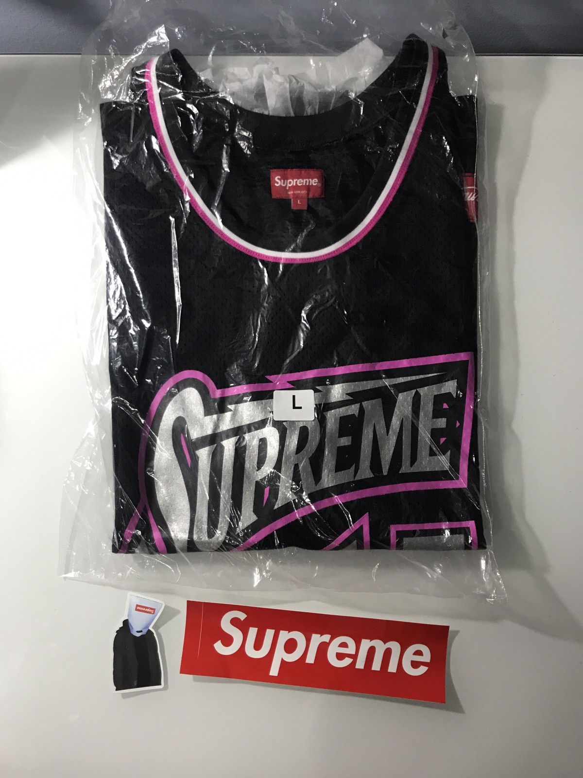 Supreme Bolt Basketball Jersey 'Black