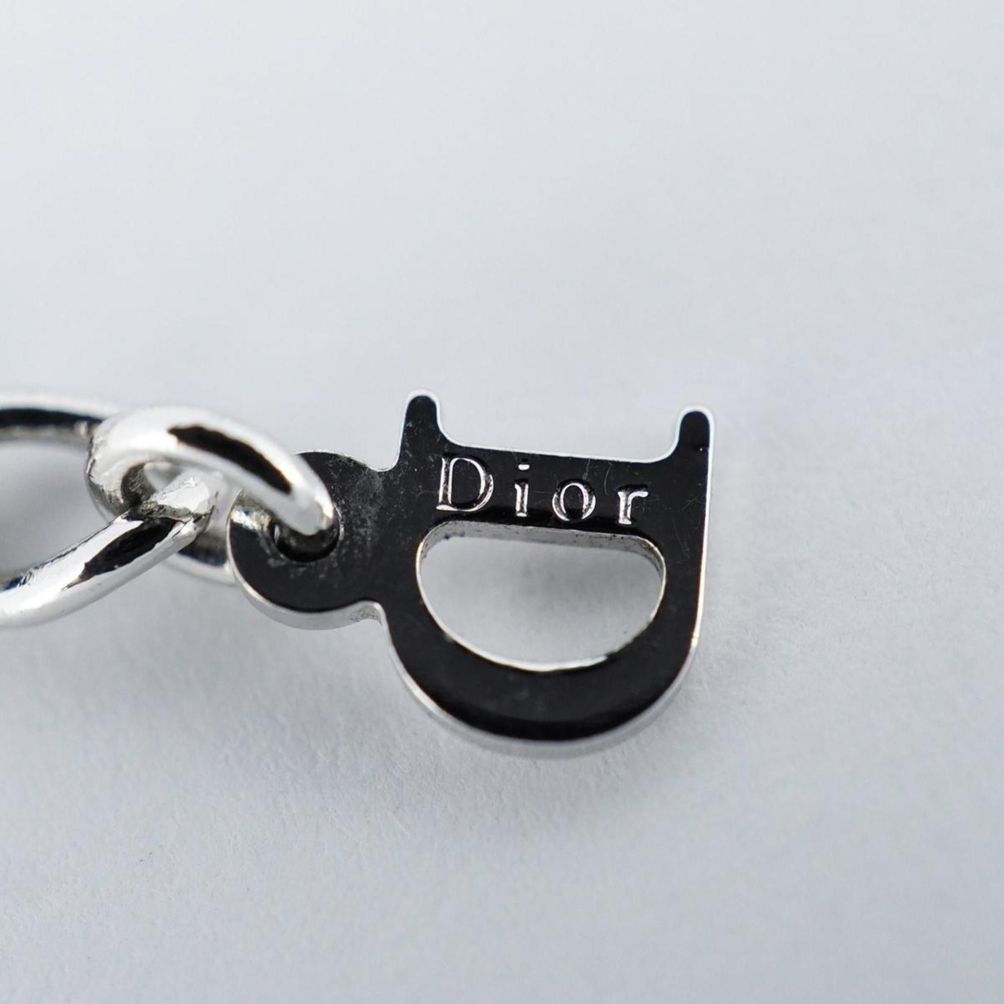 Dior Christian Dior Necklace Rhinestone Silver Women's Size ONE SIZE - 6 Thumbnail