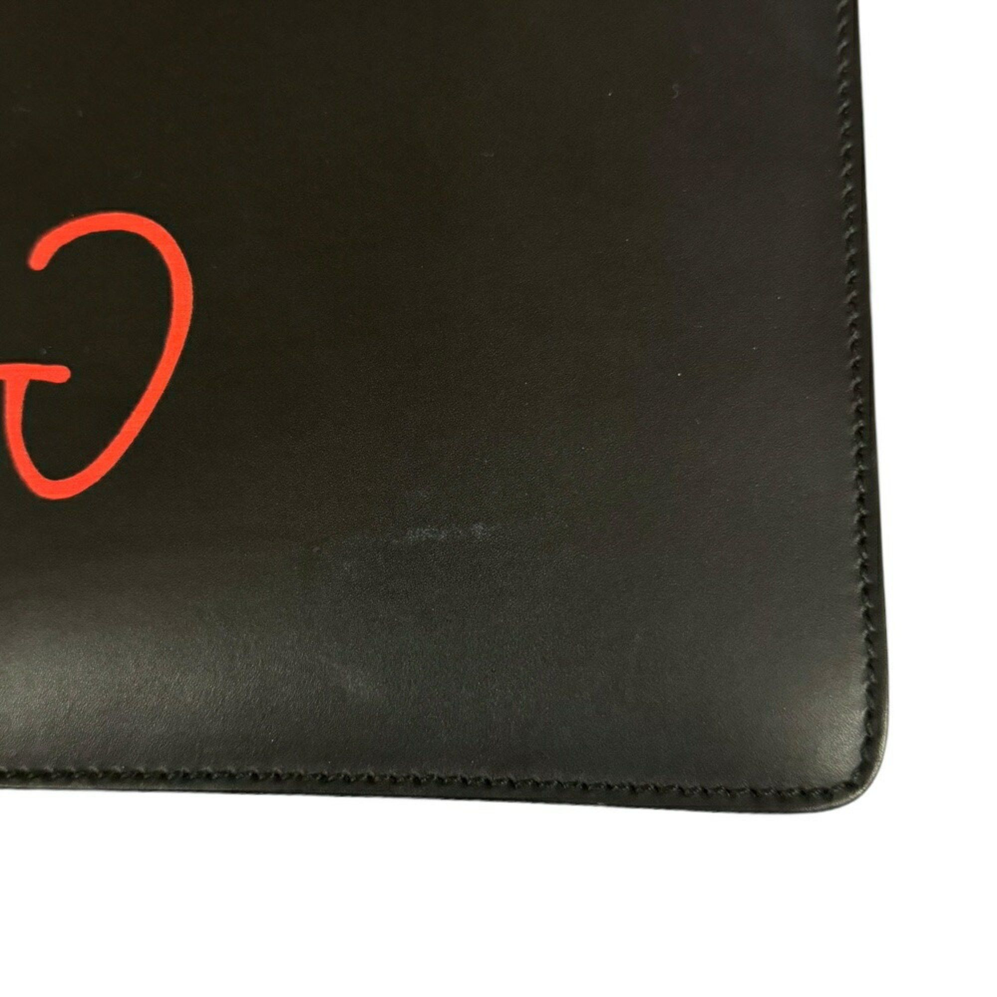 Gucci Gucci Ghost Clutch Bag Leather 433665 Black Men's GUCCI Size ONE SIZE - 8 Thumbnail