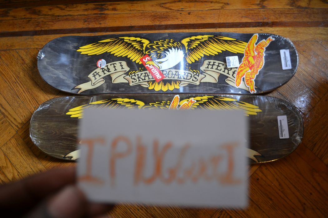 Antihero Supreme X Anti Hero Skateboard Deck Grailed