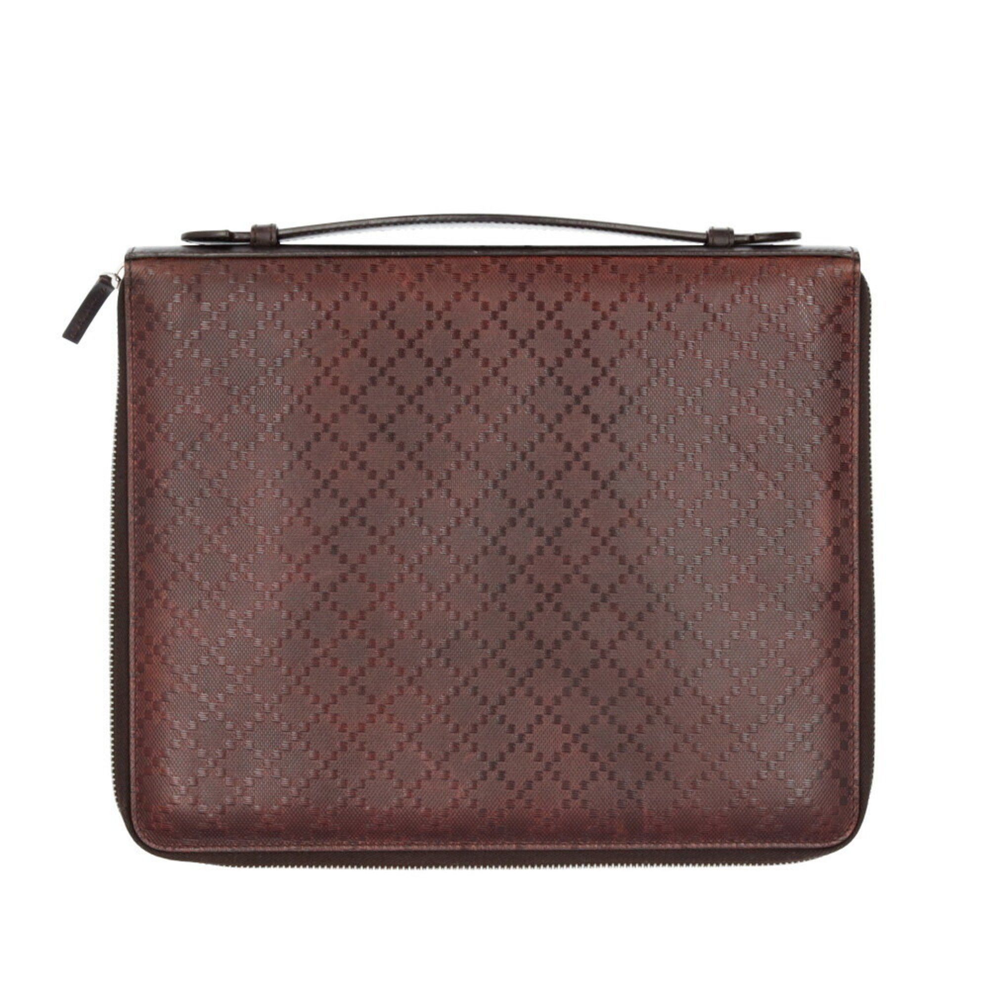 Gucci Gucci Diamante Second Bag Leather 309675 Brown Men's GUCCI Size ONE SIZE - 3 Thumbnail