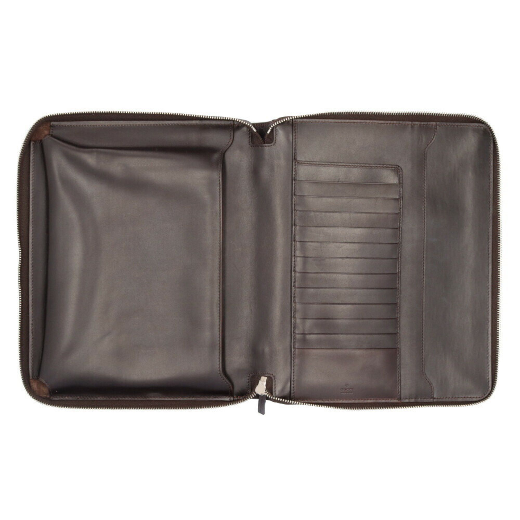 Gucci Gucci Diamante Second Bag Leather 309675 Brown Men's GUCCI Size ONE SIZE - 6 Thumbnail
