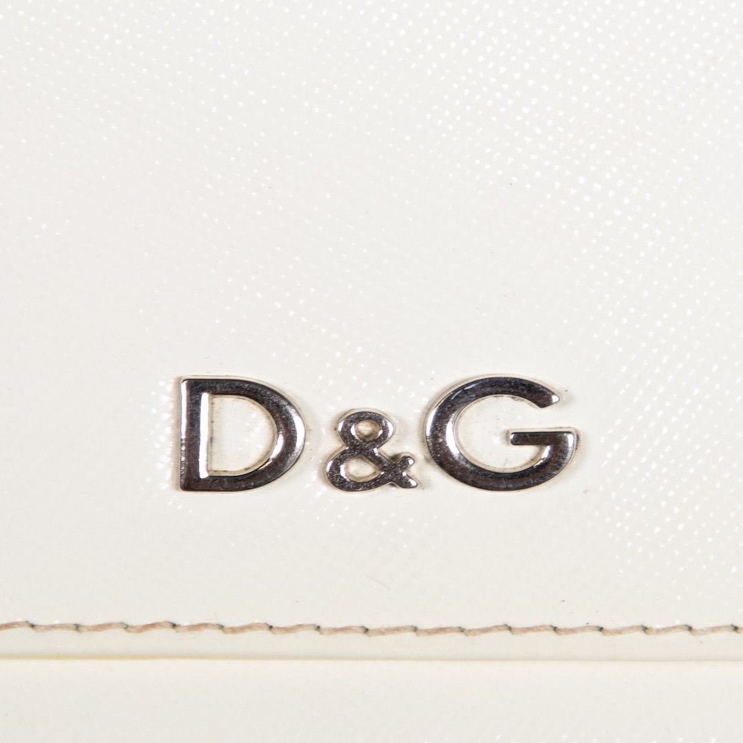 Dolce & Gabbana Ecru Saffiano Leather Clutch Bag Size ONE SIZE - 5 Thumbnail