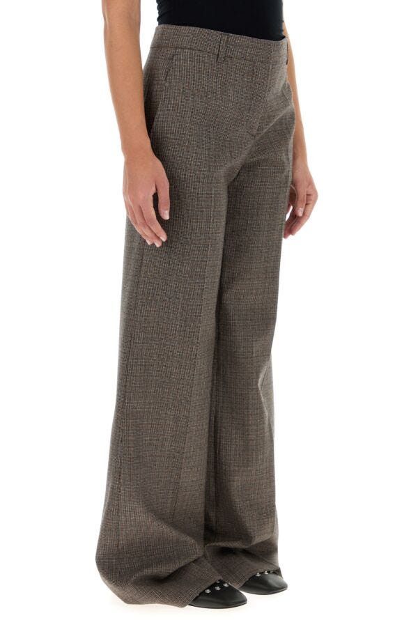 Stella McCartney Embroidered Wool Palazzo Pant Size 27" / US 4 / IT 40 - 5 Thumbnail