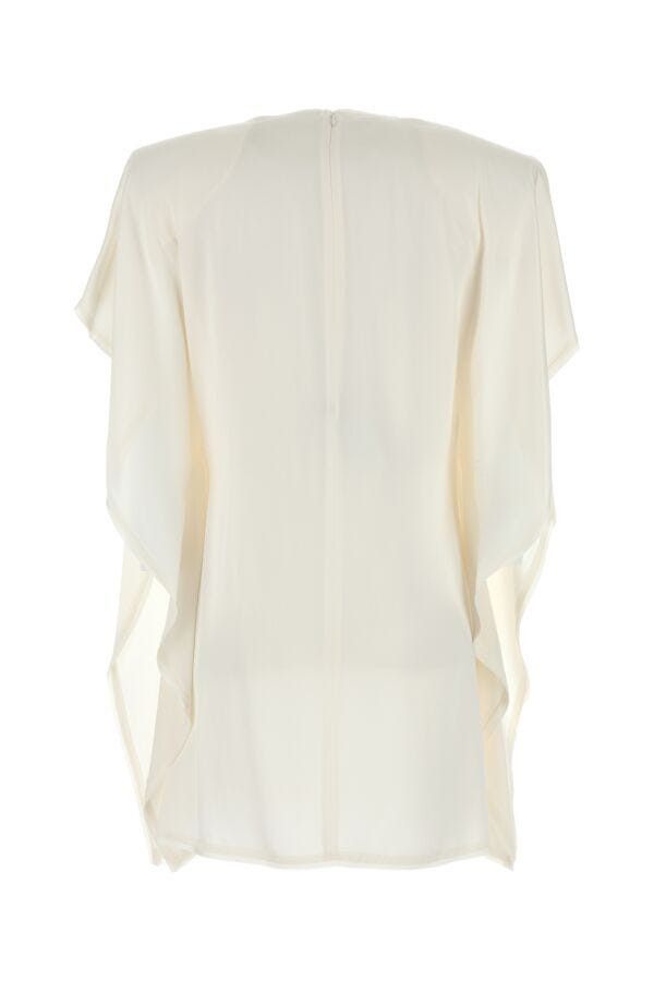 Stella McCartney White Satin Mini Dress Size XS / US 0-2 / IT 36-38 - 4 Thumbnail