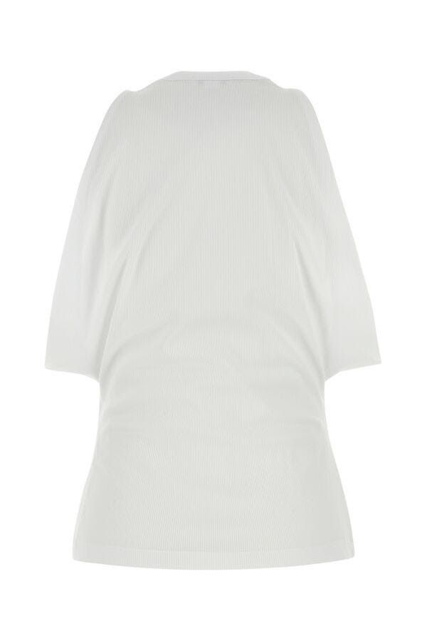 Alexander McQueen White Stretch Cotton Top Size S / US 4 / IT 40 - 4 Thumbnail