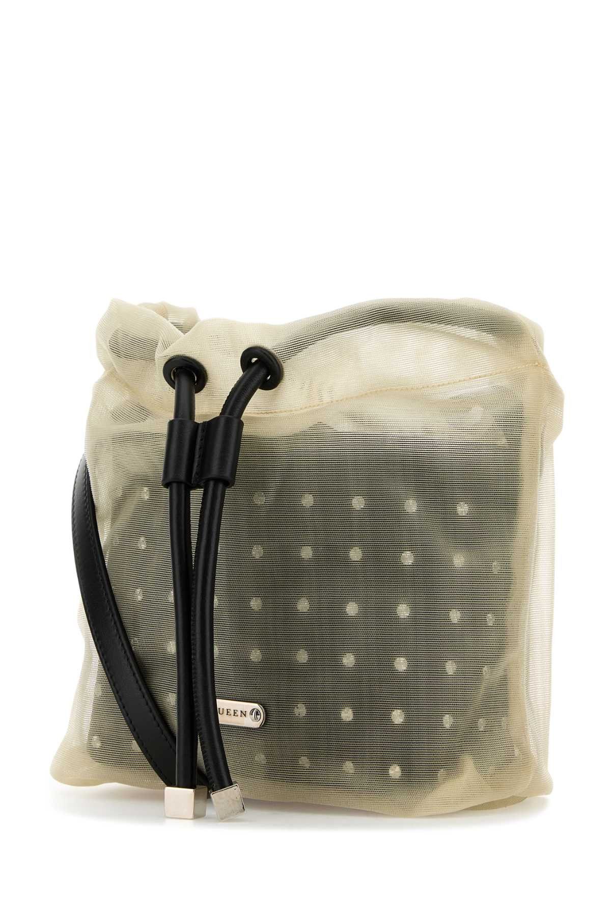 Alexander McQueen Two-Tone Leather And Tulle Nebula Crossbody Bag Size ONE SIZE - 2 Thumbnail