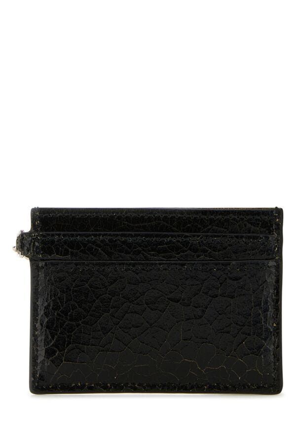 Alexander McQueen Black Leather Card Holder Size ONE SIZE - 5 Thumbnail