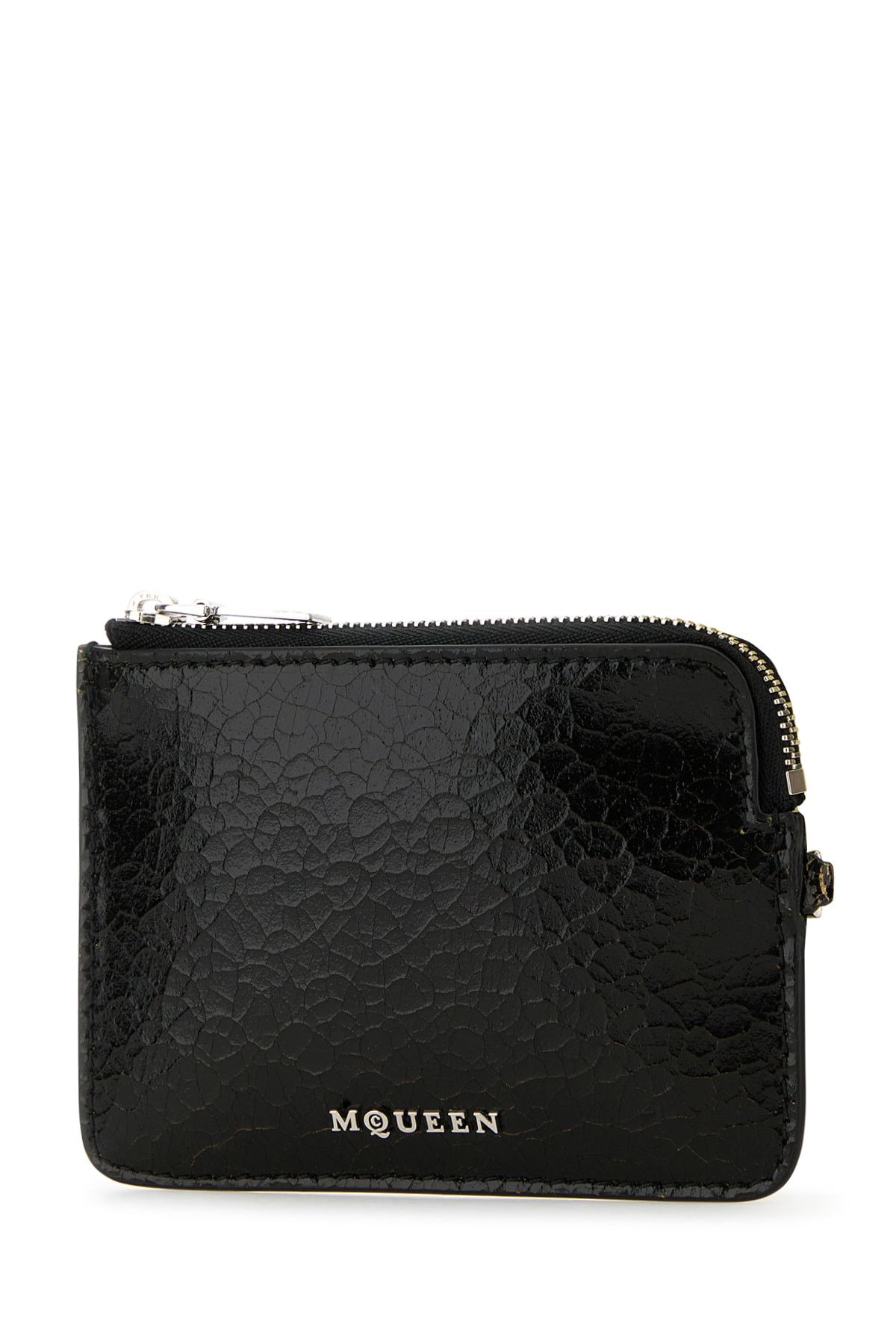 Alexander McQueen Black Leather Card Holder Size ONE SIZE - 2 Thumbnail