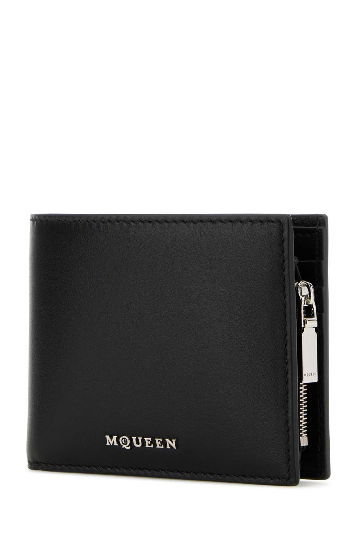 Alexander McQueen Black Leather Wallet Size ONE SIZE - 2 Thumbnail