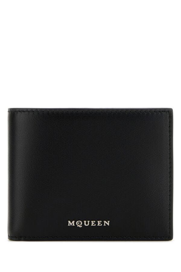 Alexander McQueen Black Leather Wallet Size ONE SIZE - 3 Thumbnail