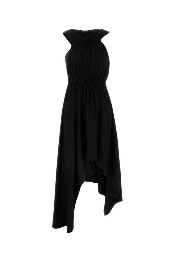 Alexander McQueen Black Jersey Dress Size S / US 4 / IT 40 - 3 Thumbnail