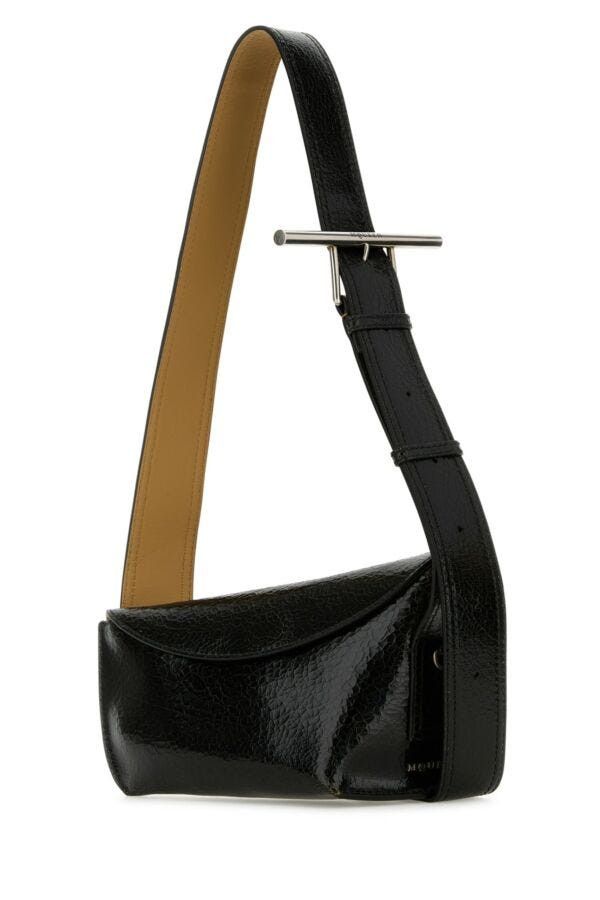 Alexander McQueen Black Leather Sling Crossbody Bag Size ONE SIZE - 4 Thumbnail