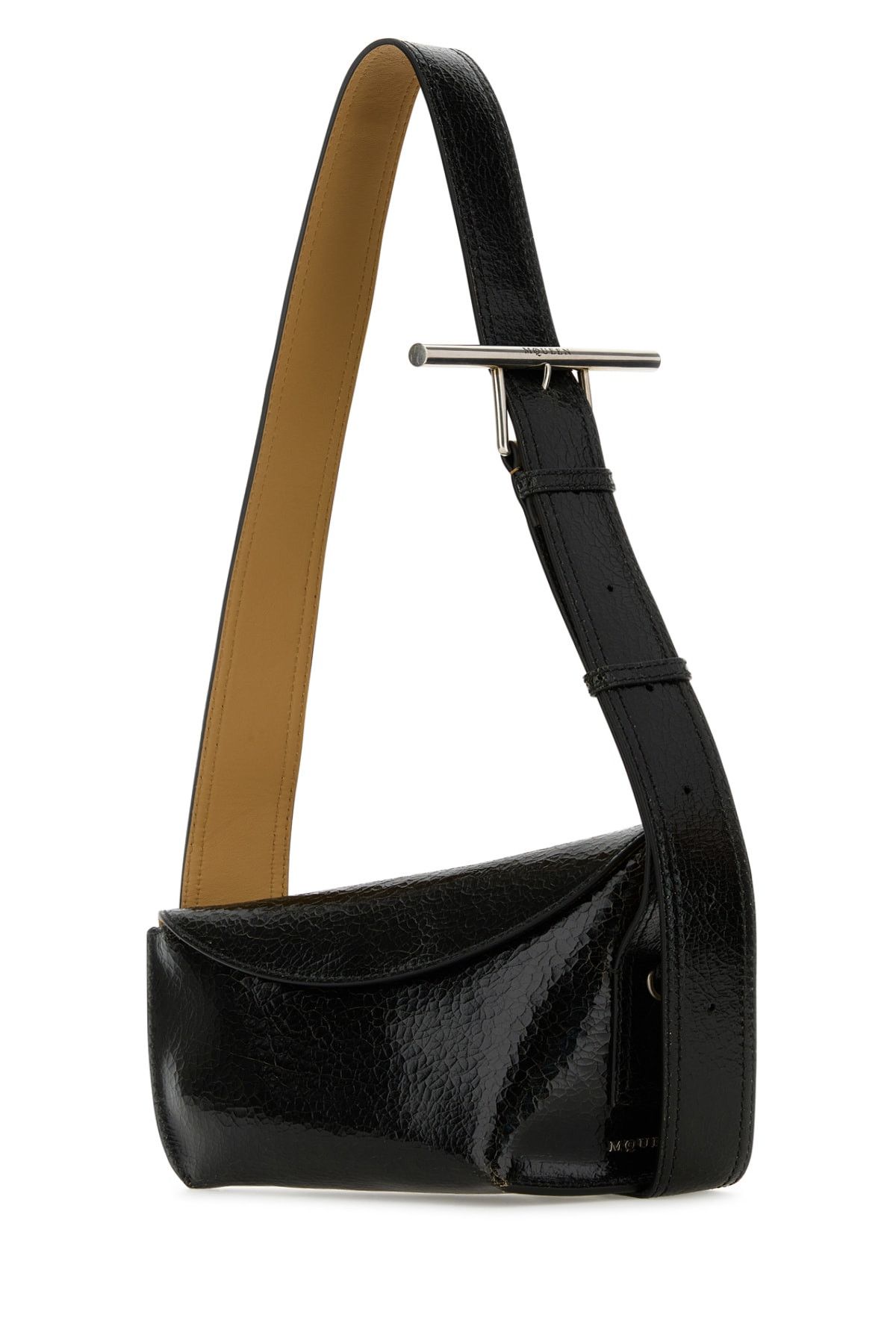 Alexander McQueen Black Leather Sling Crossbody Bag Size ONE SIZE - 2 Thumbnail